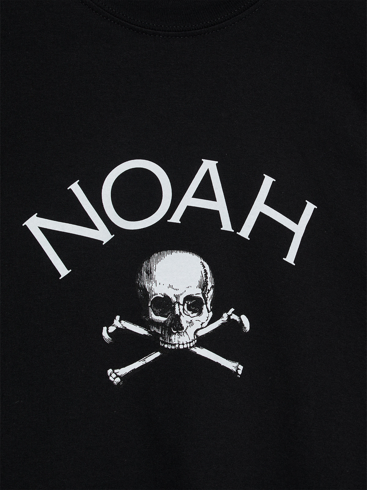 Noah - Jolly Roger Logo T-Shirt in Black