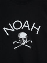 Noah - Jolly Roger Logo T-Shirt in Black