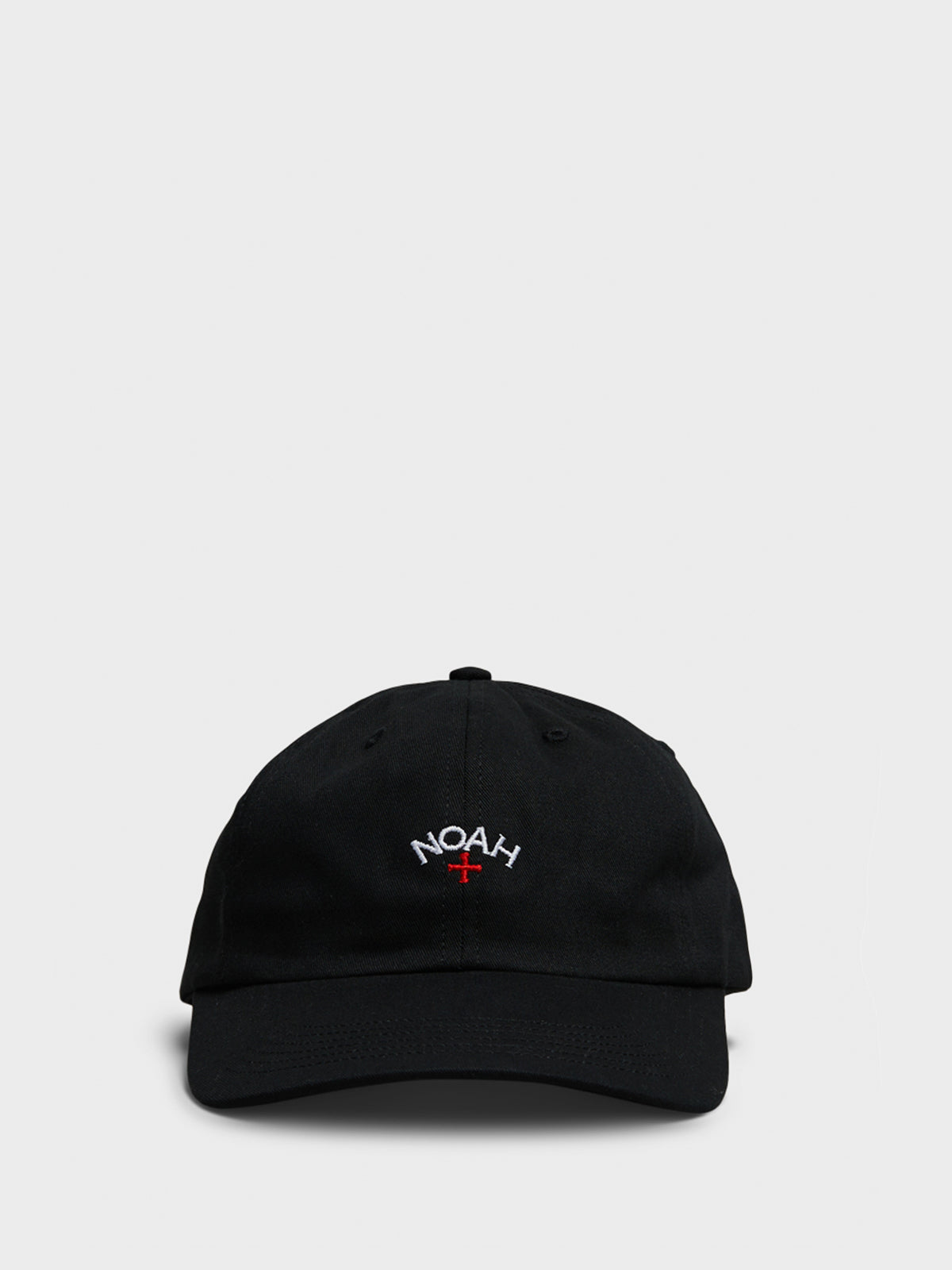 Noah - Core Logo 6-Panel Cap in Black