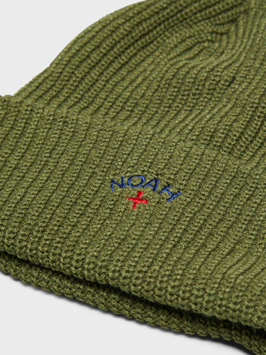 Noah - Core Logo Beanie in Olive