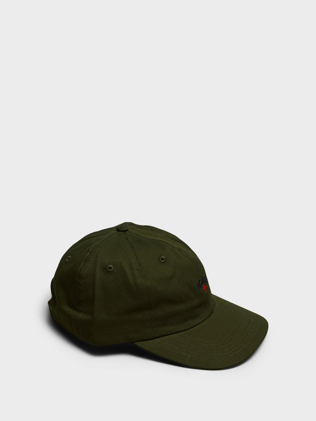 Noah - Core Logo 6-Panel Cap in Olive