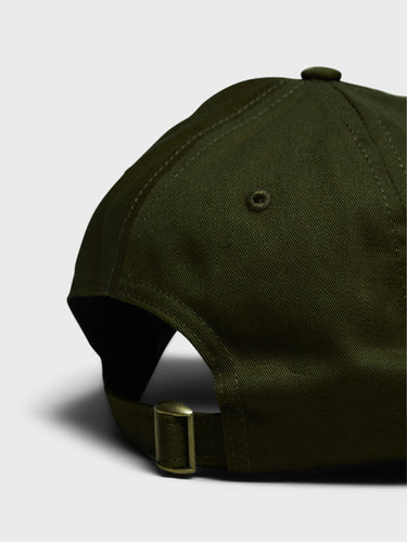 Noah - Core Logo 6-Panel Cap in Olive