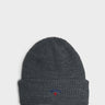 Noah - Core Logo Beanie in Dark Heather Grey