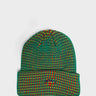 Noah - Tri-Color Beanie in Red/Yellow/Green