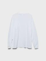 Noah - Long Sleeve Core Logo Pocket T-Shirt in White