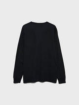 Noah - Long Sleeve Core Logo Pocket T-Shirt in Black