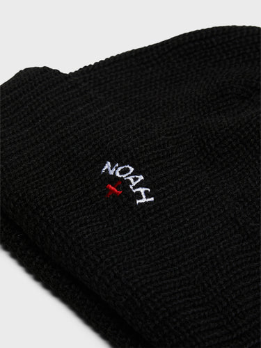 Noah - Core Logo Beanie in Black