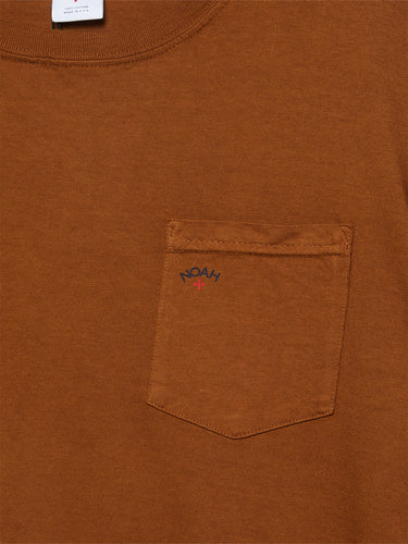 Noah - Core Logo T-Shirt in Tobacco