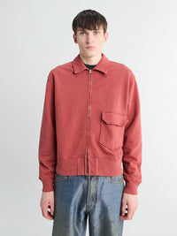 Norse Projects - Bandak Cotton Linen Loopback Jacket in Cowhide
