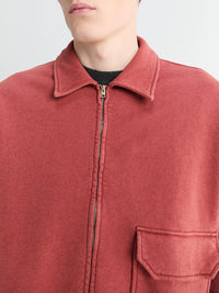 Norse Projects - Bandak Cotton Linen Loopback Jacket in Cowhide
