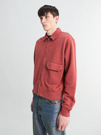 Norse Projects - Bandak Cotton Linen Loopback Jacket in Cowhide