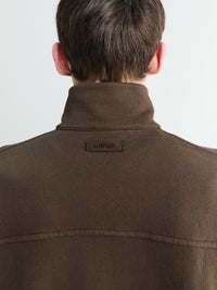 Norse Projects - Hornidal Relaxed Organic Loopback Jacket in Delicioso Brown