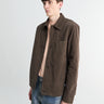 Norse Projects - Arresskov Compact Cotton Overshirt in Delicioso Brown