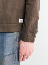Norse Projects - Arresskov Compact Cotton Overshirt in Delicioso Brown