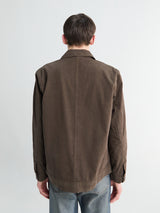 Norse Projects - Arresskov Compact Cotton Overshirt in Delicioso Brown