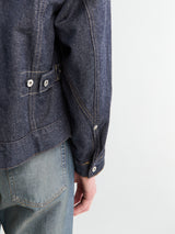 Norse Projects - Svendborg Broken Twill Cotton Linen Denim Jacket in Indigo