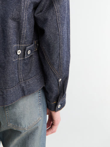 Norse Projects - Svendborg Broken Twill Cotton Linen Denim Jacket in Indigo