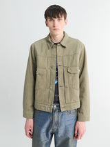 Norse Projects - Storadal Resist Dyed Twill II Jacket in Vetiver