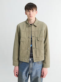 Norse Projects - Storadal Resist Dyed Twill II Jacket in Vetiver