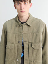 Norse Projects - Storadal Resist Dyed Twill II Jacket in Vetiver