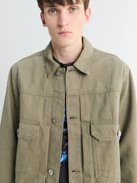 Norse Projects - Storadal Resist Dyed Twill II Jacket in Vetiver
