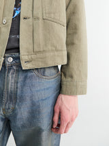 Norse Projects - Storadal Resist Dyed Twill II Jacket in Vetiver