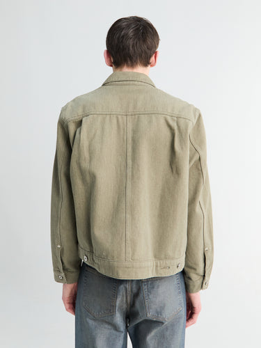 Norse Projects - Storadal Resist Dyed Twill II Jacket in Vetiver