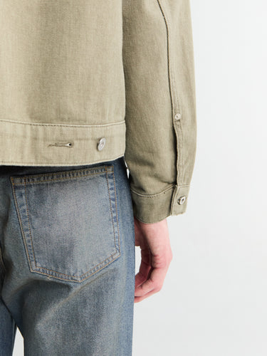Norse Projects - Storadal Resist Dyed Twill II Jacket in Vetiver