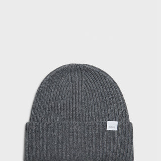 Norse Projects - Standard Merino Lambswool Beanie in Grey Melange
