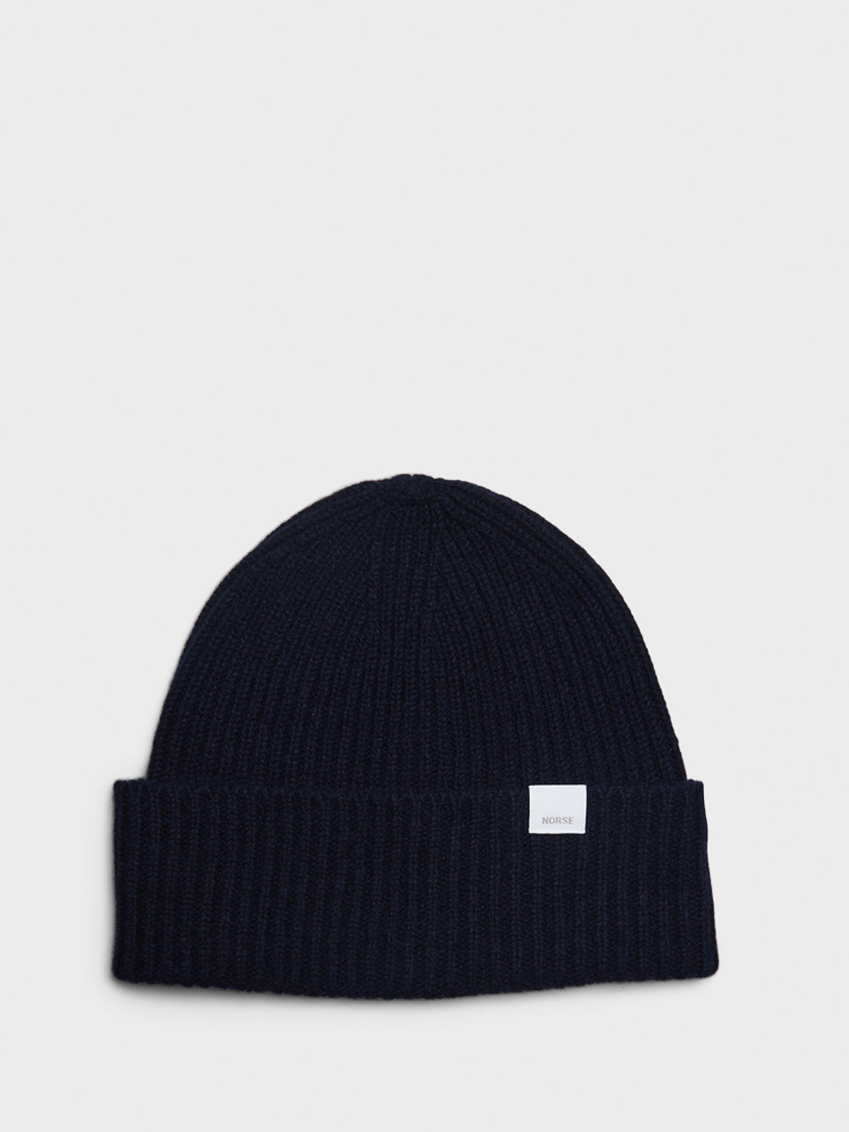 Norse Projects - Standard Merino Lambswool Beanie in Dark Navy