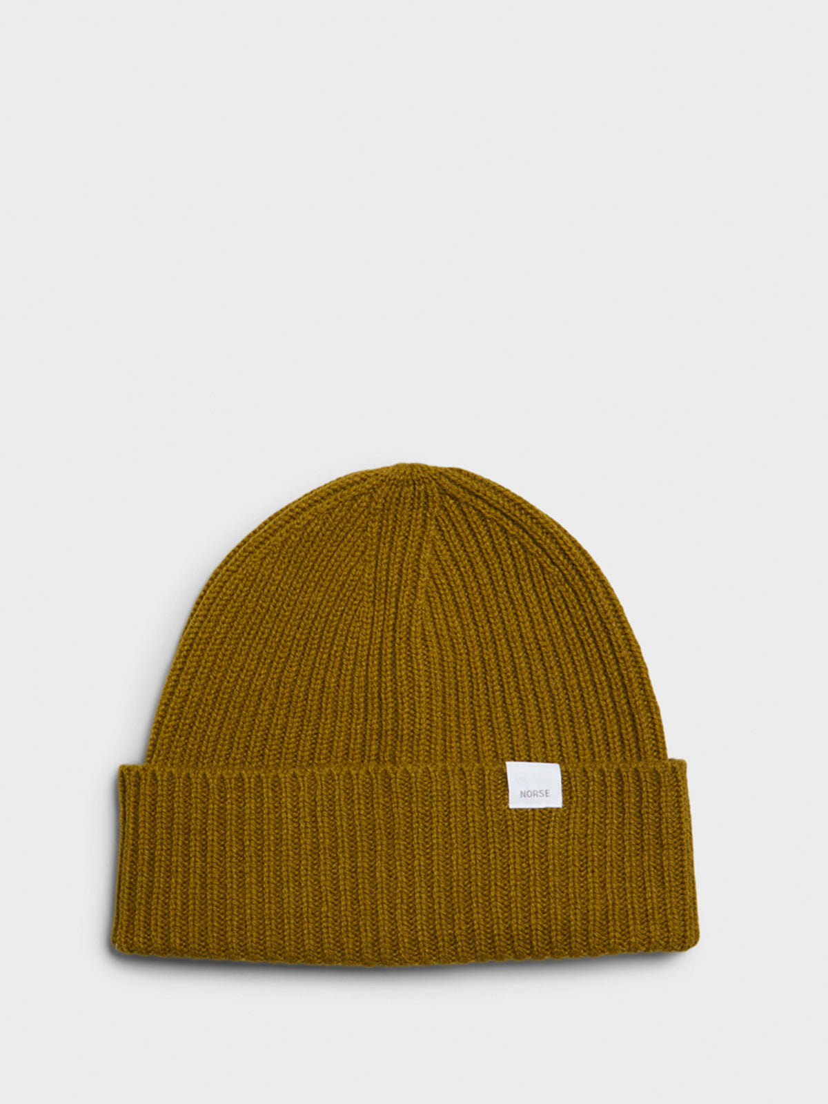 Norse Projects - Standard Merino Lambswool Beanie in Sitka Green