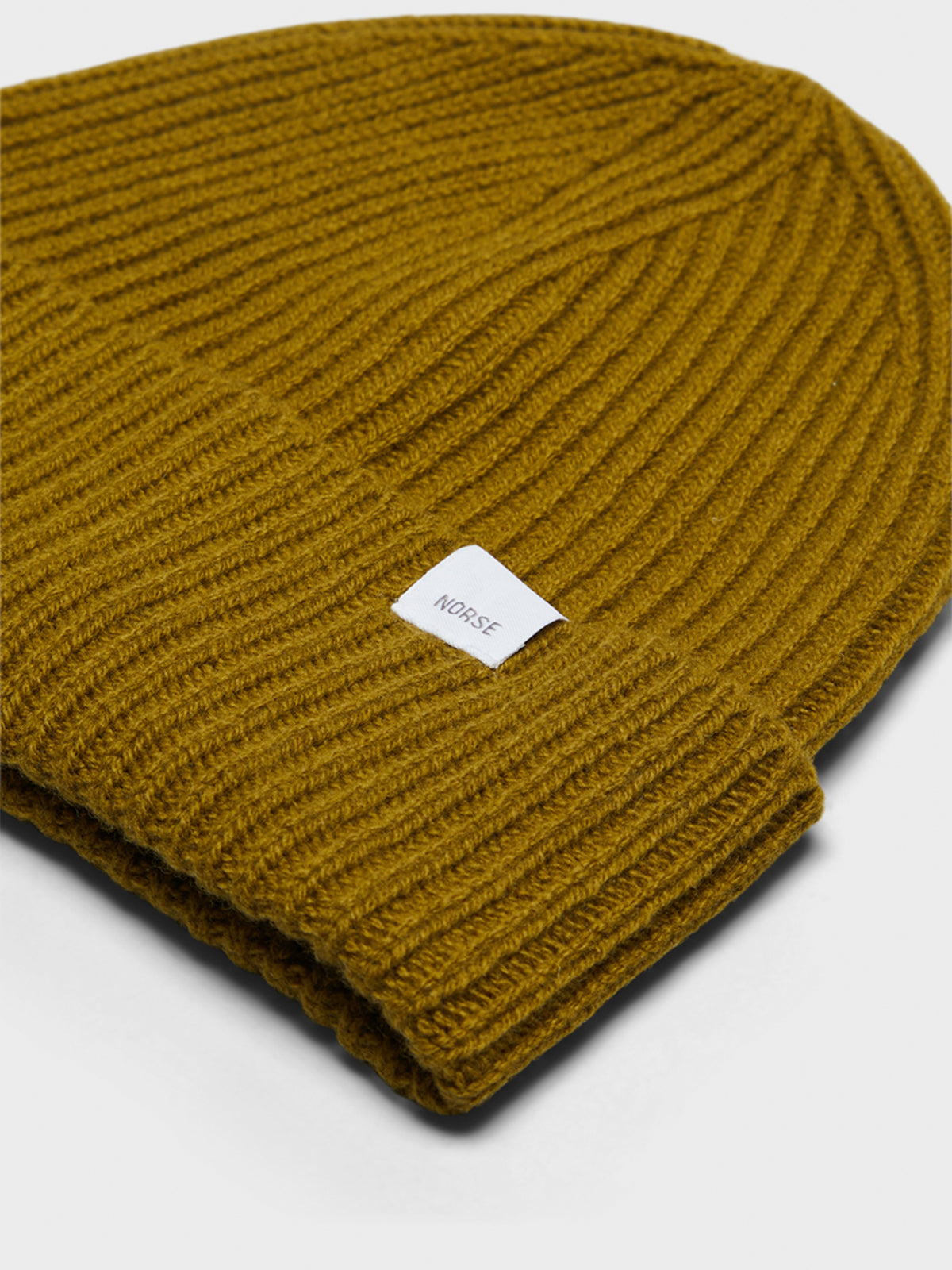 Norse Projects - Standard Merino Lambswool Beanie in Sitka Green