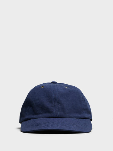 Cotton Ripstop 6-Panel Kasket i Workwear Blue