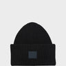 Acne Studios - Ribbed Knit Beanie Hat in Black