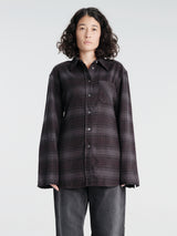 Our Legacy - Daisy Shirt in Faded Nocturne Check Flannel