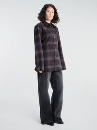 Our Legacy - Daisy Shirt in Faded Nocturne Check Flannel