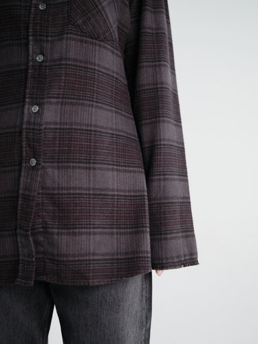 Our Legacy - Daisy Shirt in Faded Nocturne Check Flannel