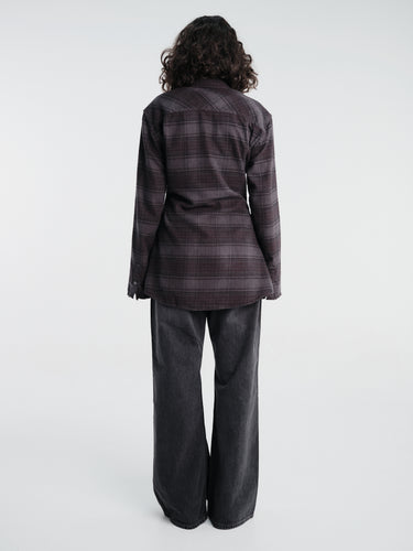 Our Legacy - Daisy Shirt in Faded Nocturne Check Flannel