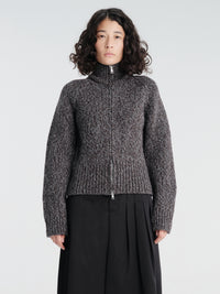 Our Legacy - Flight Zip Cardigan in Stately Low Twist Merino