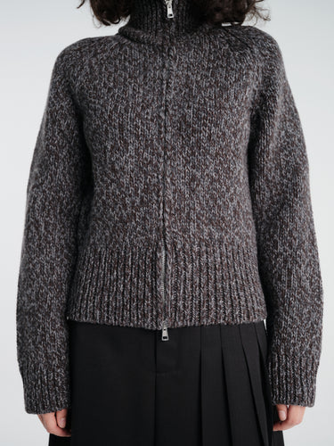 Our Legacy - Flight Zip Cardigan in Stately Low Twist Merino