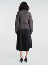 Our Legacy - Flight Zip Cardigan in Stately Low Twist Merino