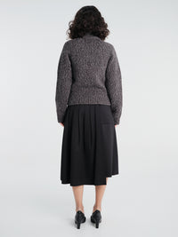 Our Legacy - Flight Zip Cardigan in Stately Low Twist Merino