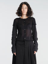 Our Legacy - Heat Longsleeve in Black Stocking Jersey