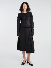Our Legacy - Heat Longsleeve in Black Stocking Jersey