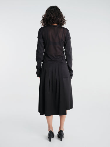 Our Legacy - Heat Longsleeve in Black Stocking Jersey