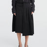 Our Legacy - Origami Skirt in Coarse Black Gabardine