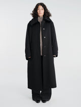 Our Legacy - Tundra Coat in Coarse Black Gabardine