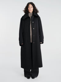 Our Legacy - Tundra Coat in Coarse Black Gabardine