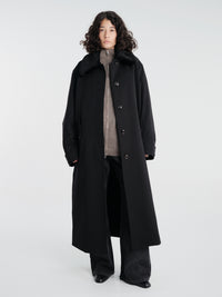 Our Legacy - Tundra Coat in Coarse Black Gabardine