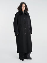 Our Legacy - Tundra Coat in Coarse Black Gabardine